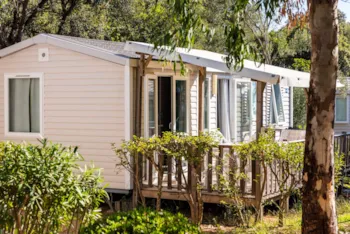 Mietunterkunft - Mobilheim Comfort - 24 M²- 2 Zimmer - Hochterrasse - Homair - Camping Domaine des Naïades