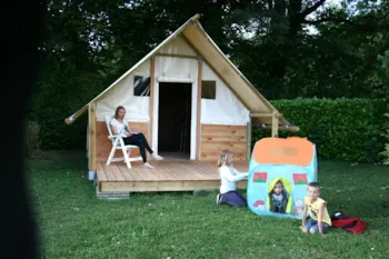 Mietunterkunft - Zeltbungalow 15M² Ohne Sanitäranlagen - Camping du Chatelet