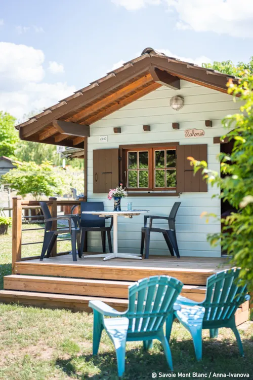 Huuraccommodatie(s) - Chalet12 M² Zonder Privé Sanitair - image n°2 - Camping du Chatelet