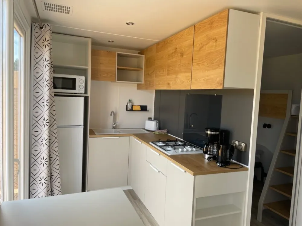 Location - Mobilhome 40 M² 3 Chambres 2 Salles De Bains - Camping du Chatelet