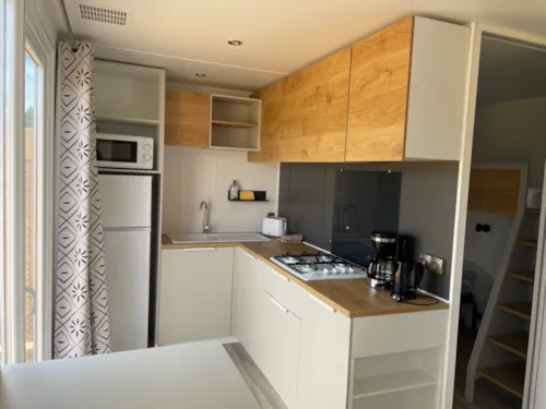 Mietunterkunft - Mobilheim, 40 M², 3 Schlafzimmer, 2 Badezimmer, Klimaanlage - image n°1 - Camping du Chatelet