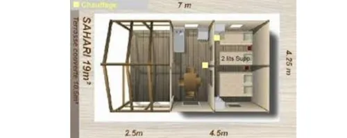 Mietunterkunft - Zelt Eco Lodge Sahari 20M² (Ohne Sanitäranlagen) - image n°3 - Camping La Renouillère