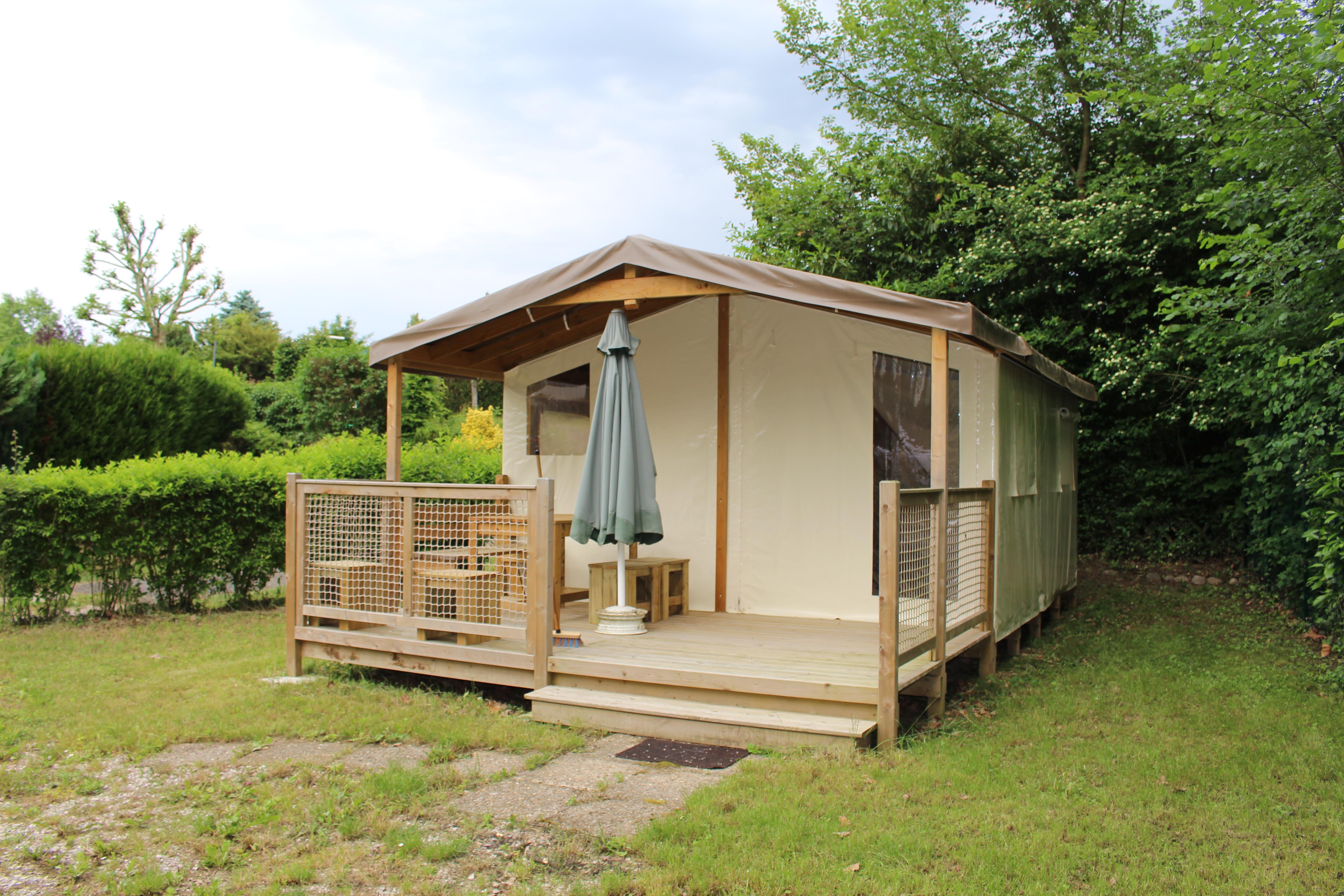 Mietunterkunft - Zelt Eco Lodge Sahari 20M² (Ohne Sanitäranlagen) - Camping La Renouillère