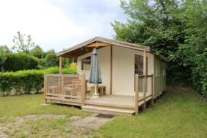 Locatif - Tente Eco Lodge Safari 20m² (sans sanitaires) - Camping La Renouillère