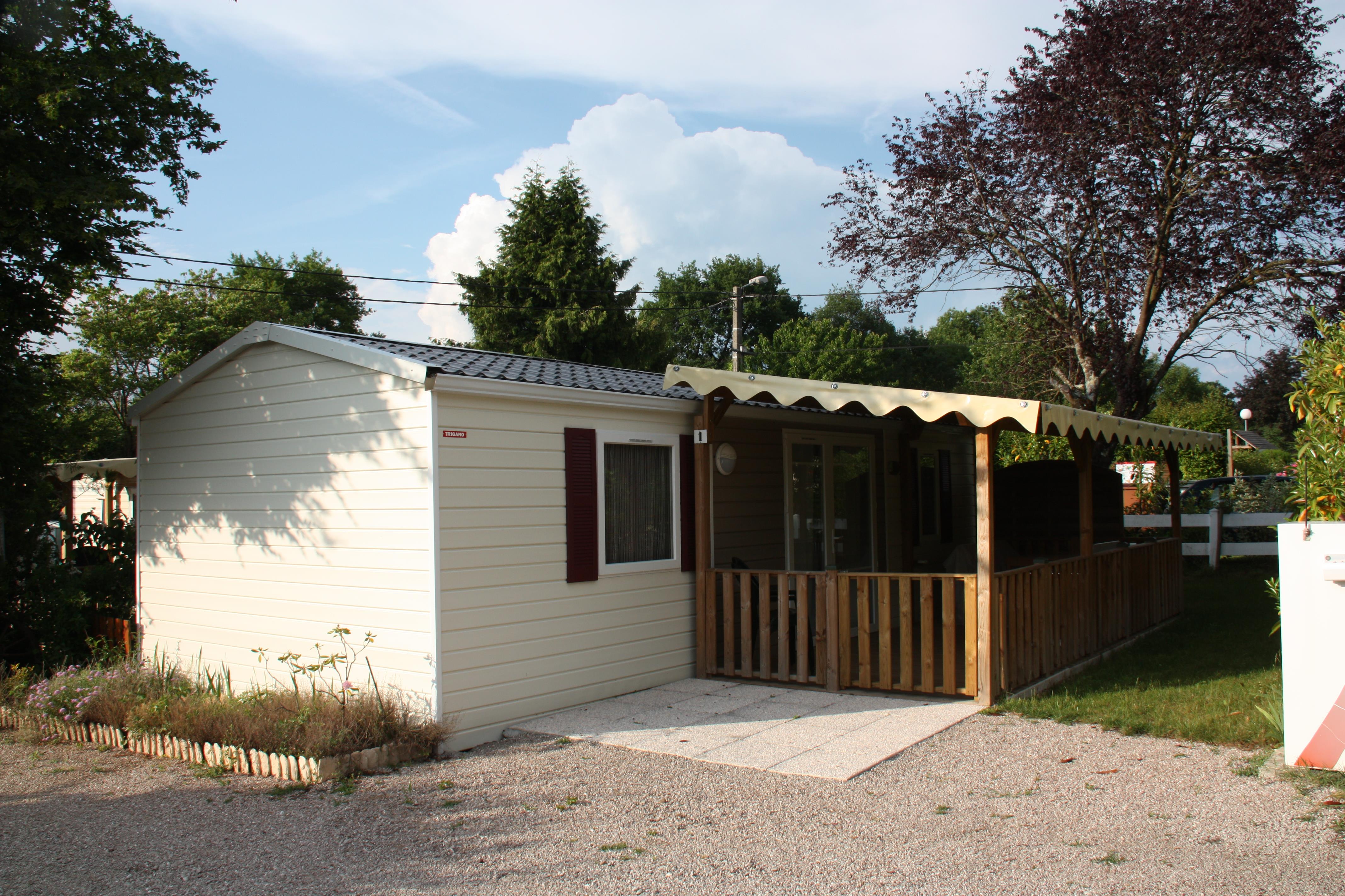 Accommodation - Mobile Home Optimeo Pmr 35M² (Adapted To The People With Reduced Mobility) - Camping La Renouillère