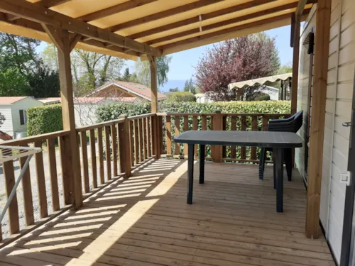 Huuraccommodatie(s) - Stacaravan Ibiza Duo 27M2 2/4 Pers - image n°9 - Camping La Renouillère