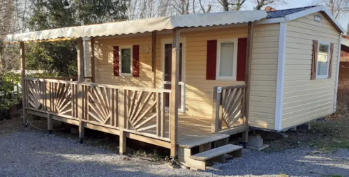 Mietunterkunft - Mobilheim Super Mercure  30 M² - image n°1 - Camping La Renouillère