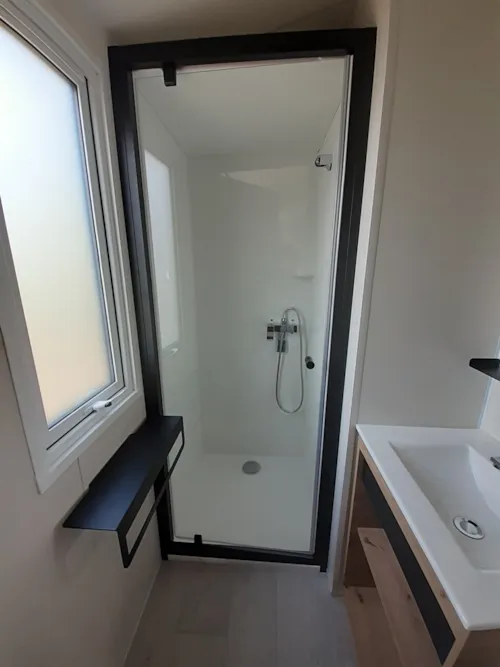 Huuraccommodatie(s) - Mobil-Home Bikini 23 M² - image n°7 - Camping La Renouillère