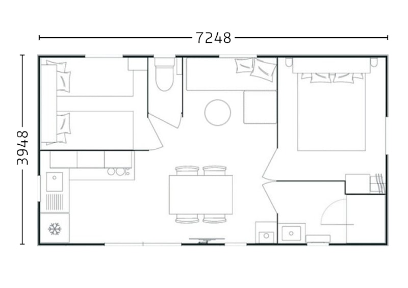Casa mobile Bahia 27 m²