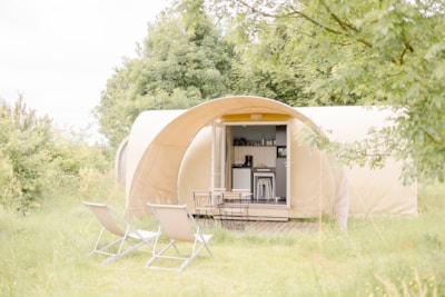 Coco Lodge 16m², check in and out every day (without toilet blocks)