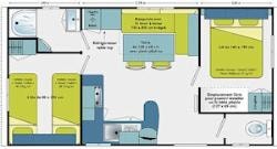 Mobil-home SUPER MERCURE 2011, per week or Overnight stays