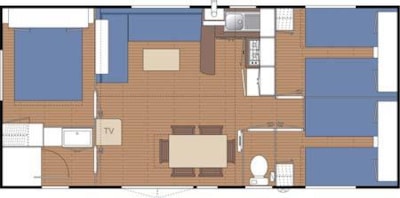 Mobil home O'HARA  834 T - 3 Chambres