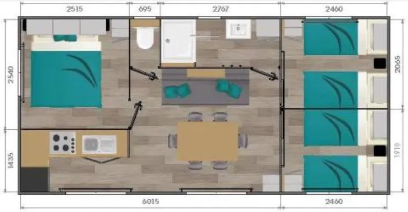 4 - Louisiane Grand Large 37M²