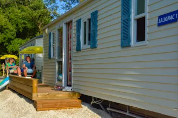 Mietunterkunft - Mobilheim Salignac - Camping La Draille