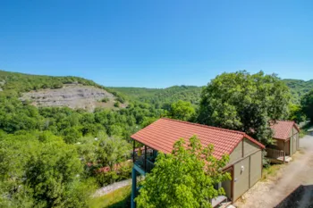 Mietunterkunft - Chalet Belvedère - Camping La Draille