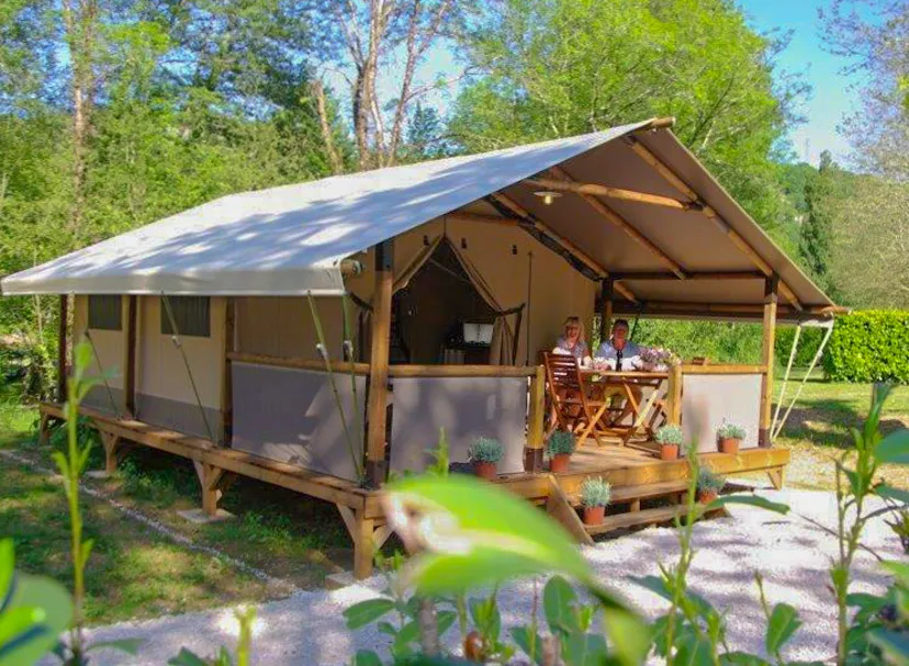 Location - Tente Lodge Gourdon - Camping La Draille