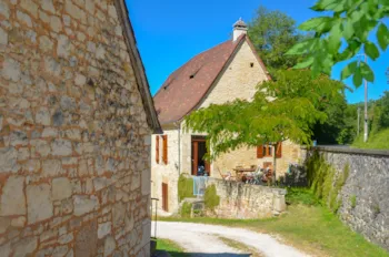 Mietunterkunft - Le Vieux Moulin (Die Alte Mühle) - Camping La Draille