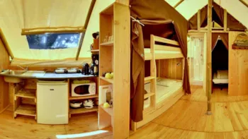 Mietunterkunft - Tente Trappeur - Camping Les Airelles