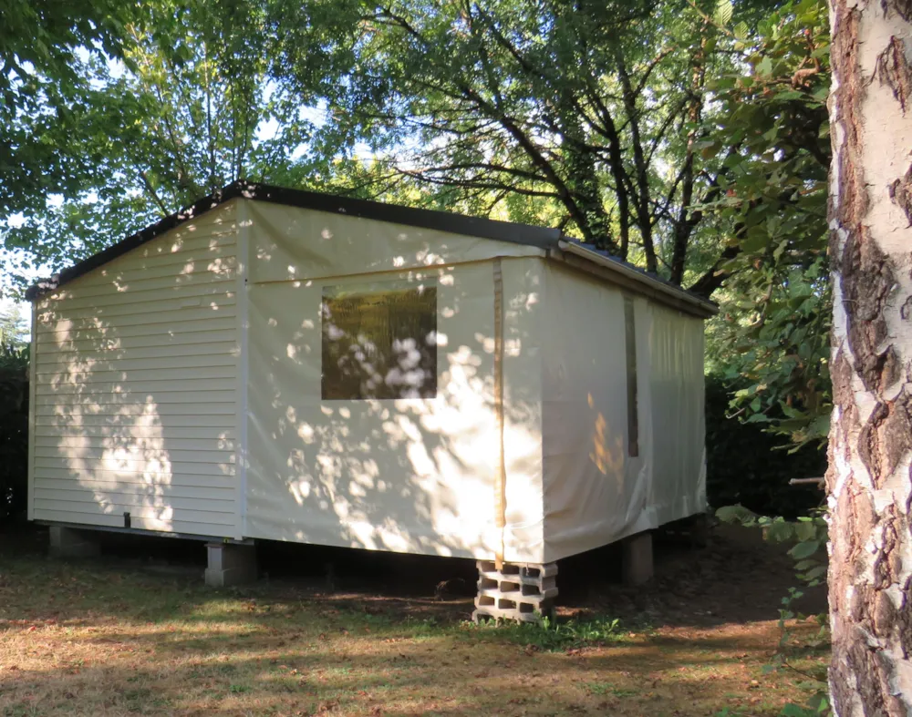 Huuraccommodatie(s) - Stacaravan Tit'home Zeildoek En Terras - 2 Slaapkamers - Zonder Sanitair - Camping La Salvinie