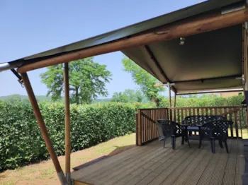 Mietunterkunft - Lodge Luxury 2 Schlafzimmer - Camping La Salvinie
