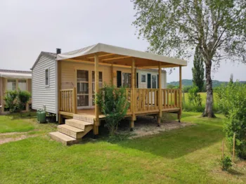 Mietunterkunft - Mobilheim Confort 27.50 M² - 2 Schlafzimmer Überdachte Terrasse - Camping La Salvinie