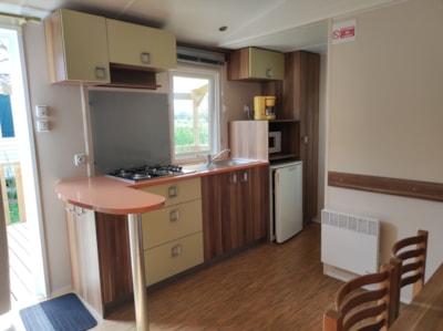 Mobile-home Confort 27.50 M² - 2 bedrooms - sheltered terrace — 2