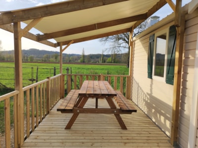 Mobile-home Confort 2 bedrooms Half-covered terrace — 1