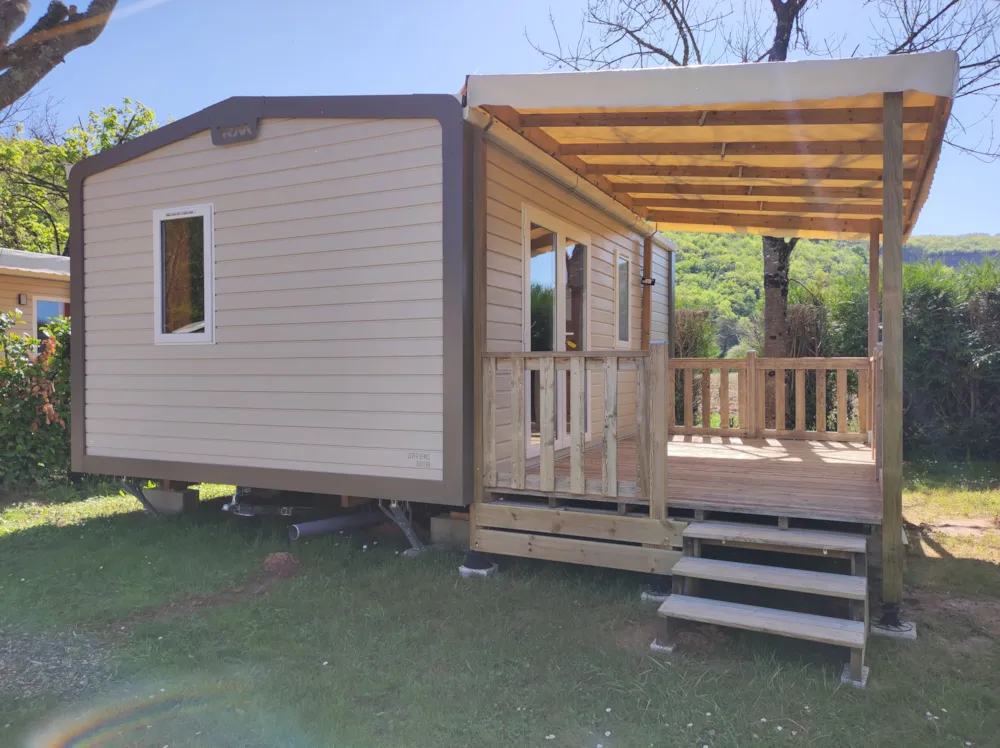 Huuraccommodatie(s) - Stacaravan Grand Confort 22M2 2 Slaapkamers - Camping La Salvinie