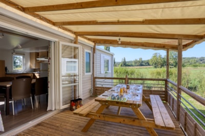 Mobile-home Privilège 3 bedrooms - 2 bathrooms -  sheltered terrace — 3