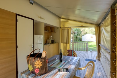 Mobile home Tit'home tarpaulin and terrace - 2 bedrooms - without sanitary facilities — 5