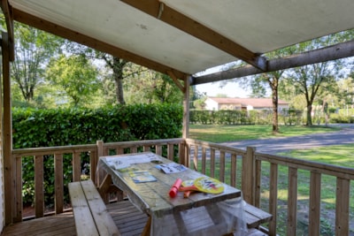 Mobile home Tit'home tarpaulin and terrace - 2 bedrooms - without sanitary facilities — 6