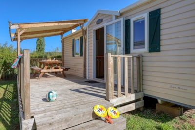 Mobile-home Confort 2 bedrooms Half-covered terrace — 9