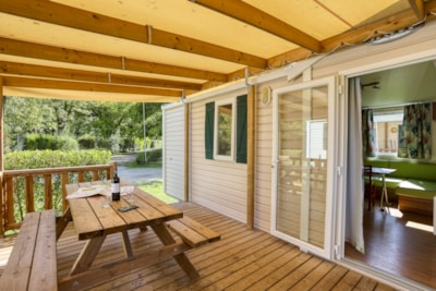 Mobile-home Confort 27.50 M² - 2 bedrooms - sheltered terrace — 8