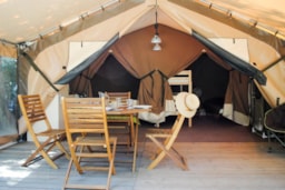 Huuraccommodatie(s) - Bungalowtent 2 Kamers 30M² - Camping Le Haras