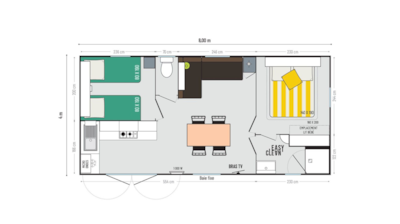 Mobile home RIVIERA SUITE CLIM / TV — 9