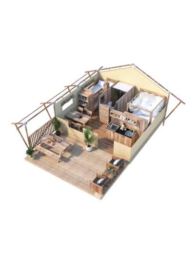Tente Lodge 2 bedrooms — 7