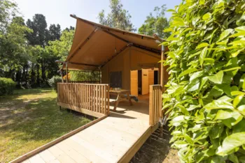 Mietunterkunft - Tente Lodge Pmr 2 Zimmer - Camping Le Haras