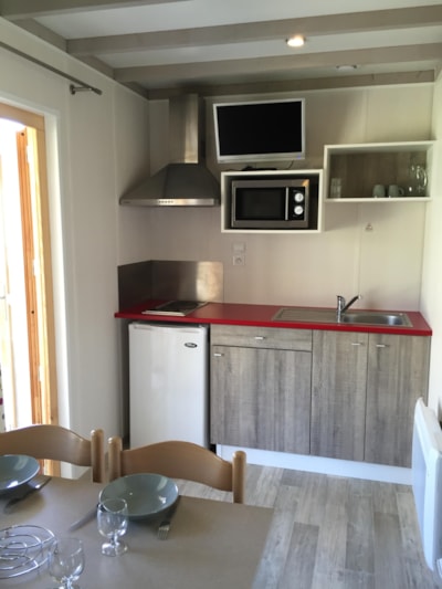 Chalet CONFORT 24m² (1 bedroom) + semi attached terrace 8m²