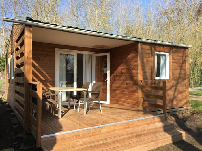 Chalet Premium 36M² (2 Chambres) Dont Une Terrasse Couverte 6M² + Tv