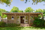 Chalet Confort 48M² (3 Bedrooms) + Sheltered Terrace 16M² Chalet Confort 48M² (3 Bedrooms) + Sheltered Terrace 16M²