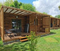 Huuraccommodatie(s) - Chalet Premium 39M² (2 Slaapkamers) + Terras + Tv - Camping La Venise Verte