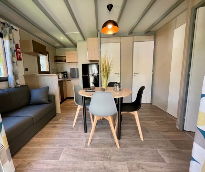 Chalet Premium 39M² (2 Chambres) Dont Terrasse Couverte + Tv
