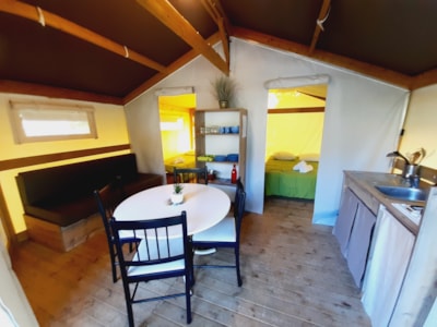 Ecolodge CONFORT 30m² (2 bedrooms) + sheltered terrace 8m² - No Bathroom