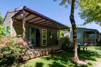 Mietunterkunft - Hütte Confort 36M² (2 Zimmer) + Überdachte Terrasse + Tv - Camping La Venise Verte