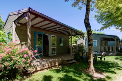Chalet CONFORT 36m² (2 bedrooms) + sheltered terrace + TV