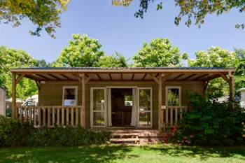 Mietunterkunft - Hütte Confort 48M² (3 Zimmer) + Überdachte Terrasse + Tv - Camping La Venise Verte