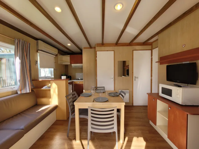 Chalet Confort 36 M² (2 Chambres) Dont Terrasse Couverte + Tv