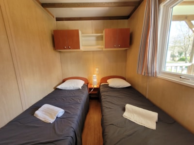 Chalet CONFORT 36m² (2 bedrooms) + sheltered terrace + TV