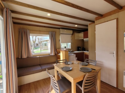 Chalet CONFORT 36m² (2 bedrooms) + sheltered terrace + TV