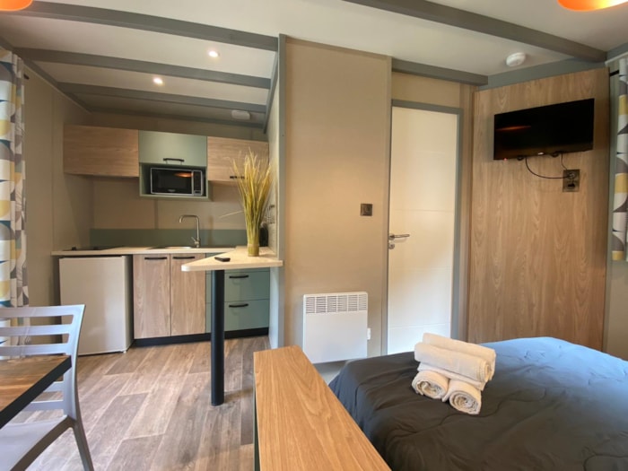 Chalet Premium 24M² (1 Chambre Dans La Pièce De Vie) Dont Terrasse Couverte  + Tv